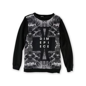 DXMEPIECE Womens Gen X Crewneck Sweatshirt, Black, NWT